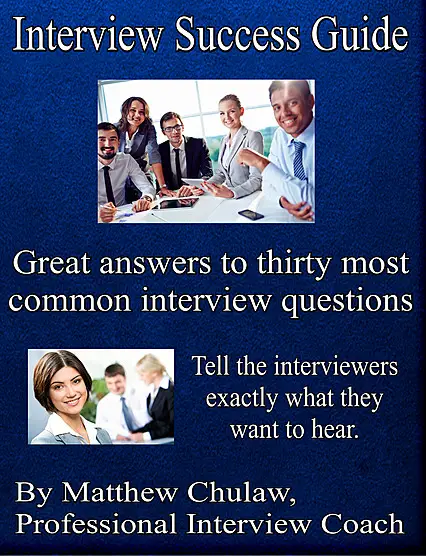 30 most common interview questions eBook cover, 2018 edition